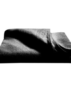 Crown Black Towel