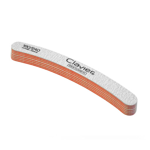 Clavier Curved Nail File 180 240 10pk